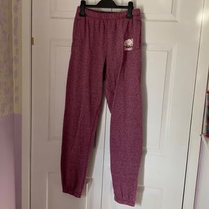 Roots pink sweatpants